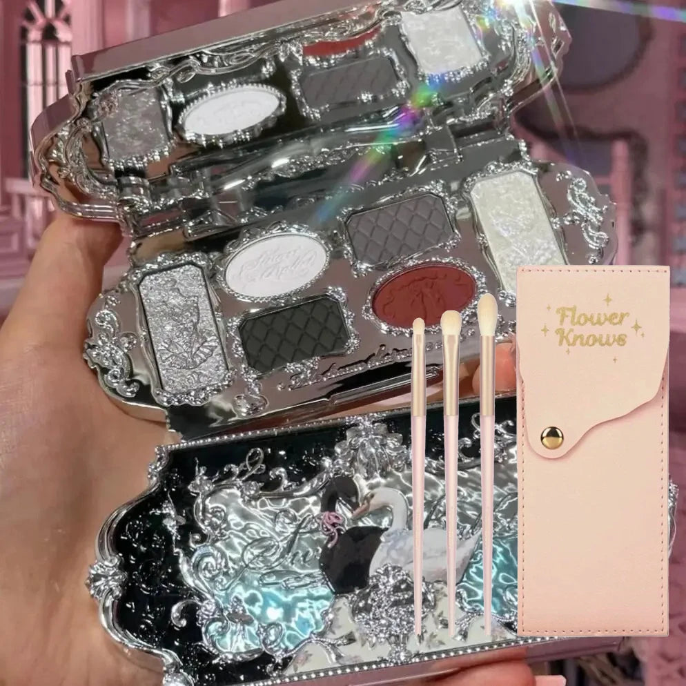 Flower Knows Swan Ballet Eyeshadow Palette