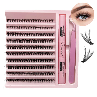 DIY Lash Extension Kit – 200PCS Cluster Lashes Set