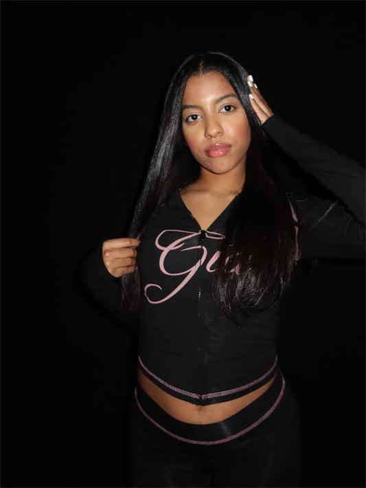 Y2K Hooded 2-Piece Set