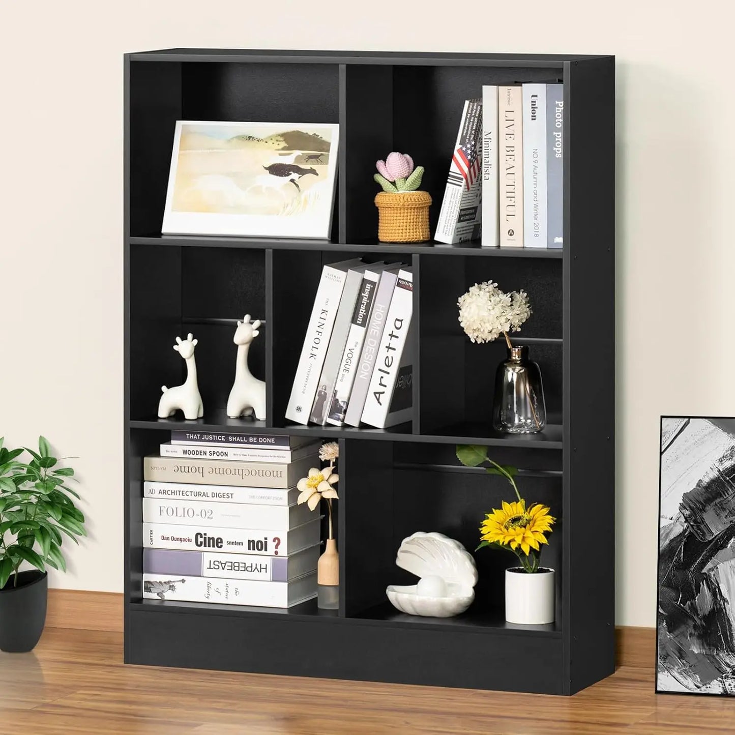 7-Cube Modern Bookcase