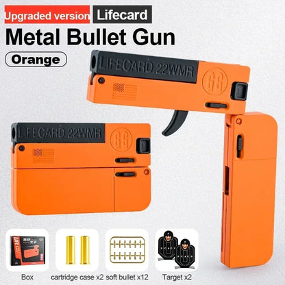 Folding Card Soft Bullet Toy Gun
