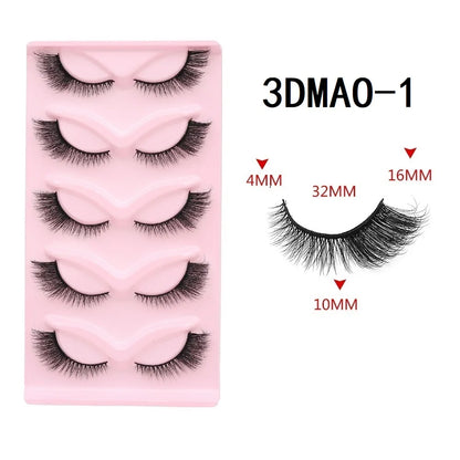 Cat Eye 3D Lashes – Fluffy, Wispy, Manga Magic