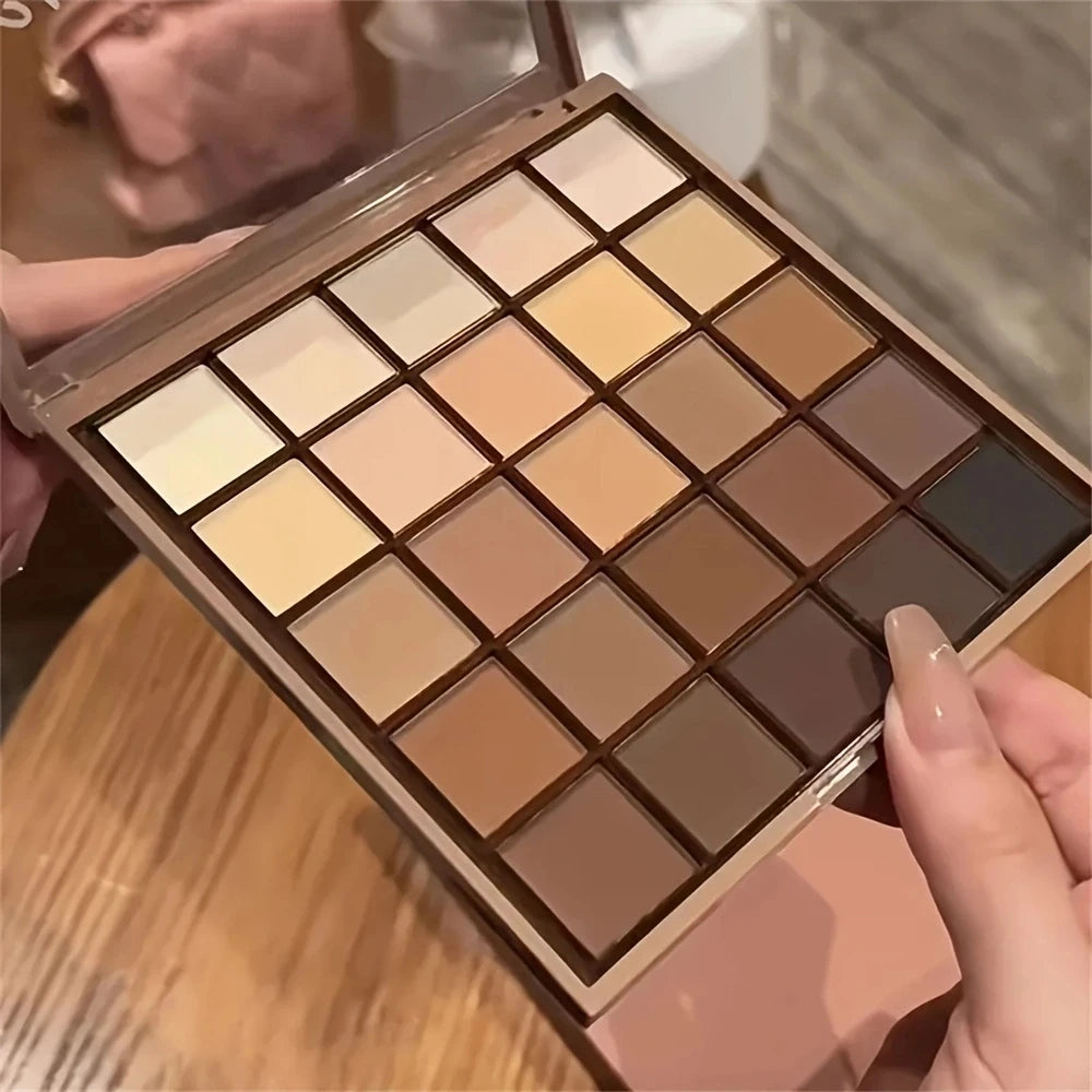 25-Color Neutral Earth Tone Eyeshadow Palette