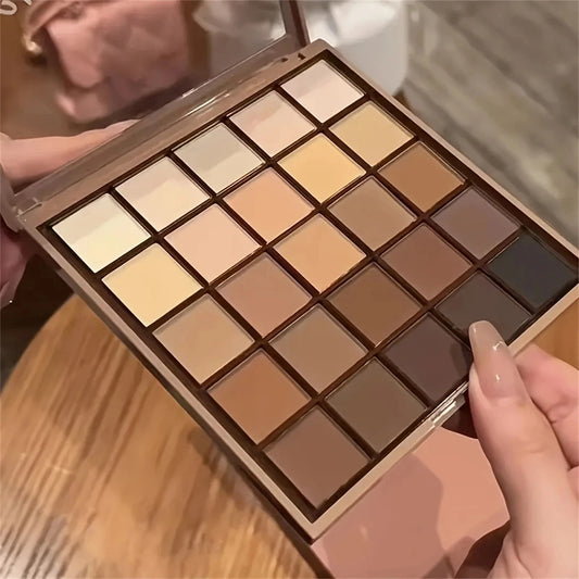 25-Color Neutral Earth Tone Eyeshadow Palette
