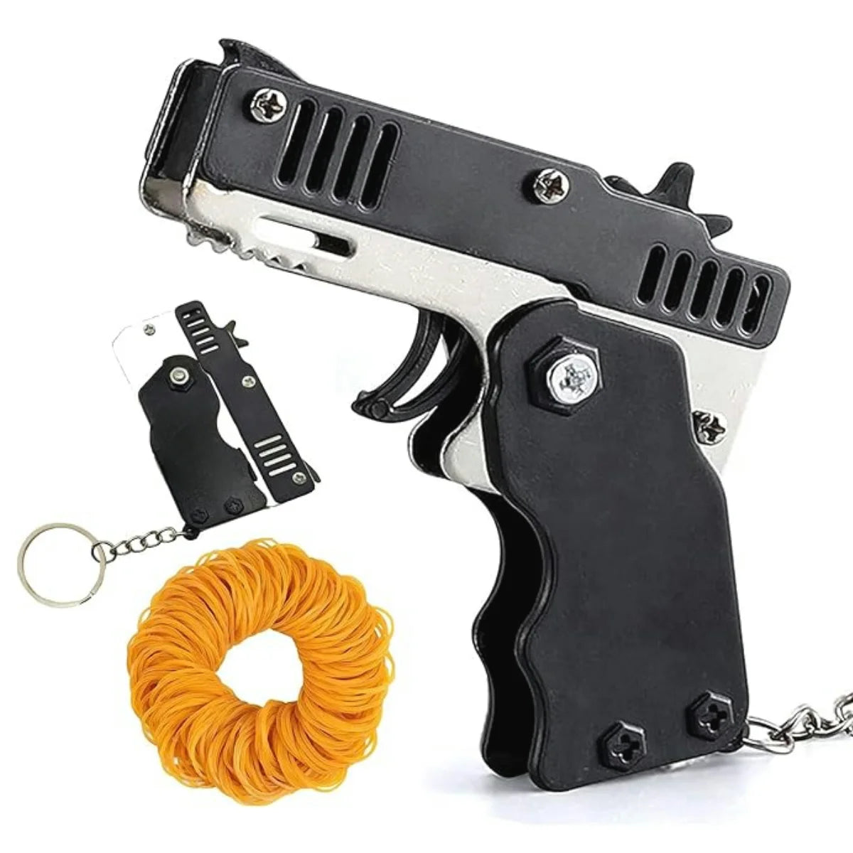 Mini Folding Rubber Band Launcher