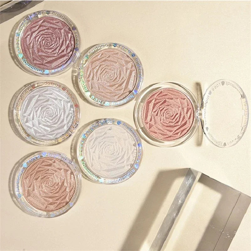 6-Color Diamond Highlighter Powder Palette