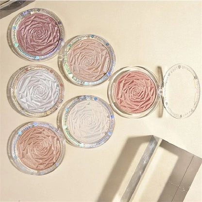 6-Color Diamond Highlighter Powder Palette