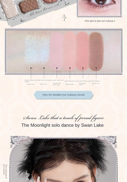 Flower Knows Swan Ballet Eyeshadow Palette