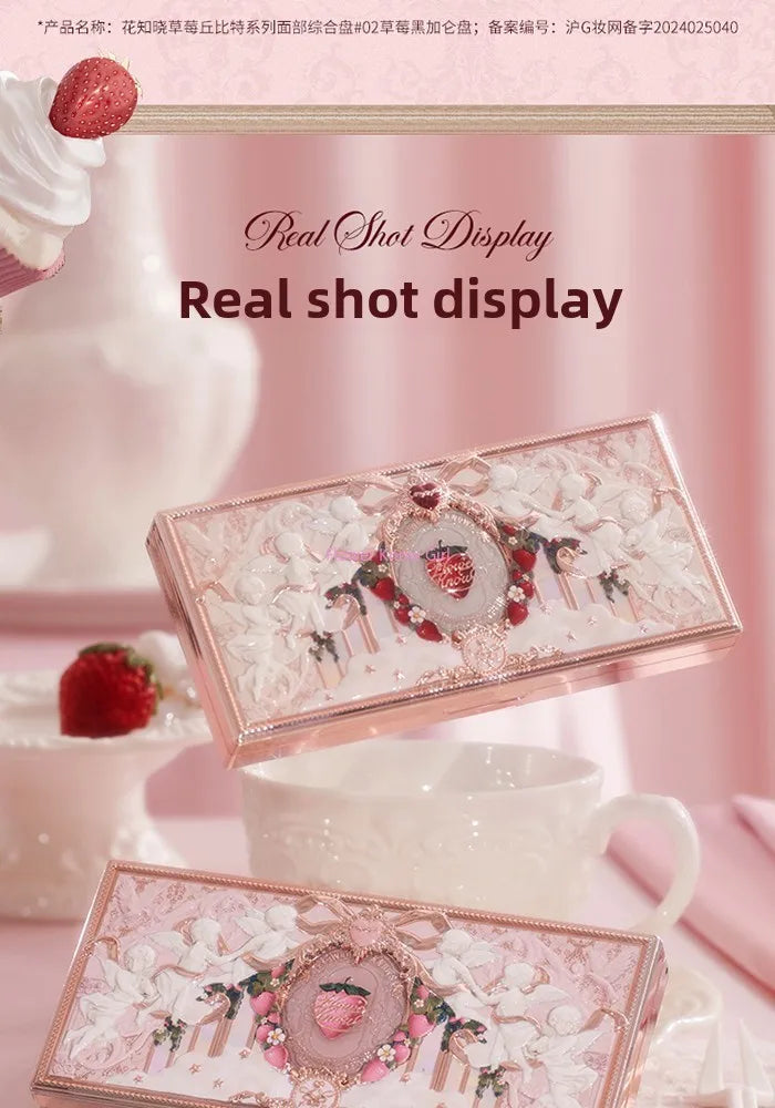 Strawberry Cupid Complexion Palette – Blush, Eyeshadow, Highlighter & Bronzer
