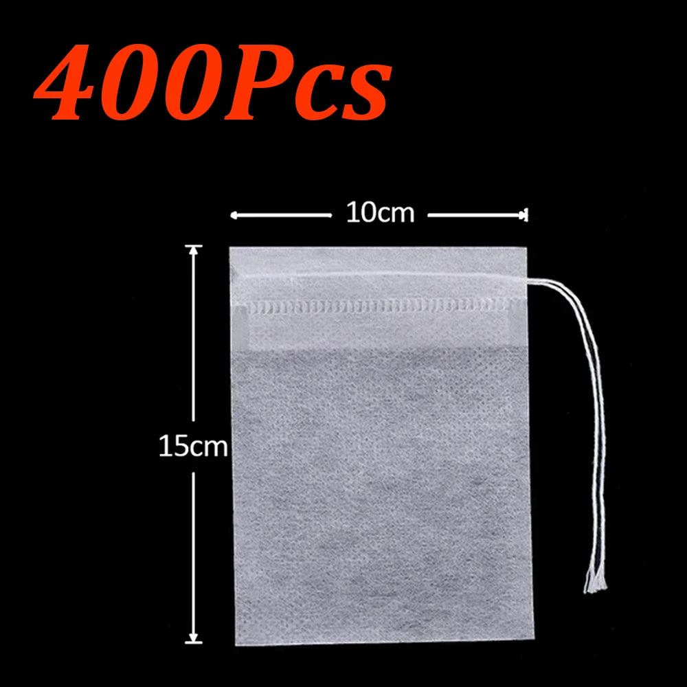 Disposable Tea Filter Bags – Empty Drawstring Paper Pouches for Loose Tea, Herbs & Coffee (100–1000PCS)
