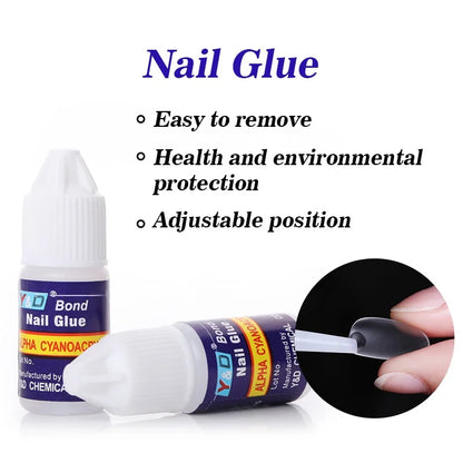 Fast Drying Nail Glue – Extra Strong Adhesive for False Nails & Nail Art