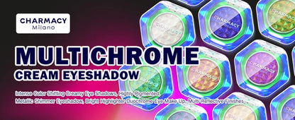 Multichrome Eyeshadow Palette – 8-Color Shimmer Waterproof Long-Lasting Makeup