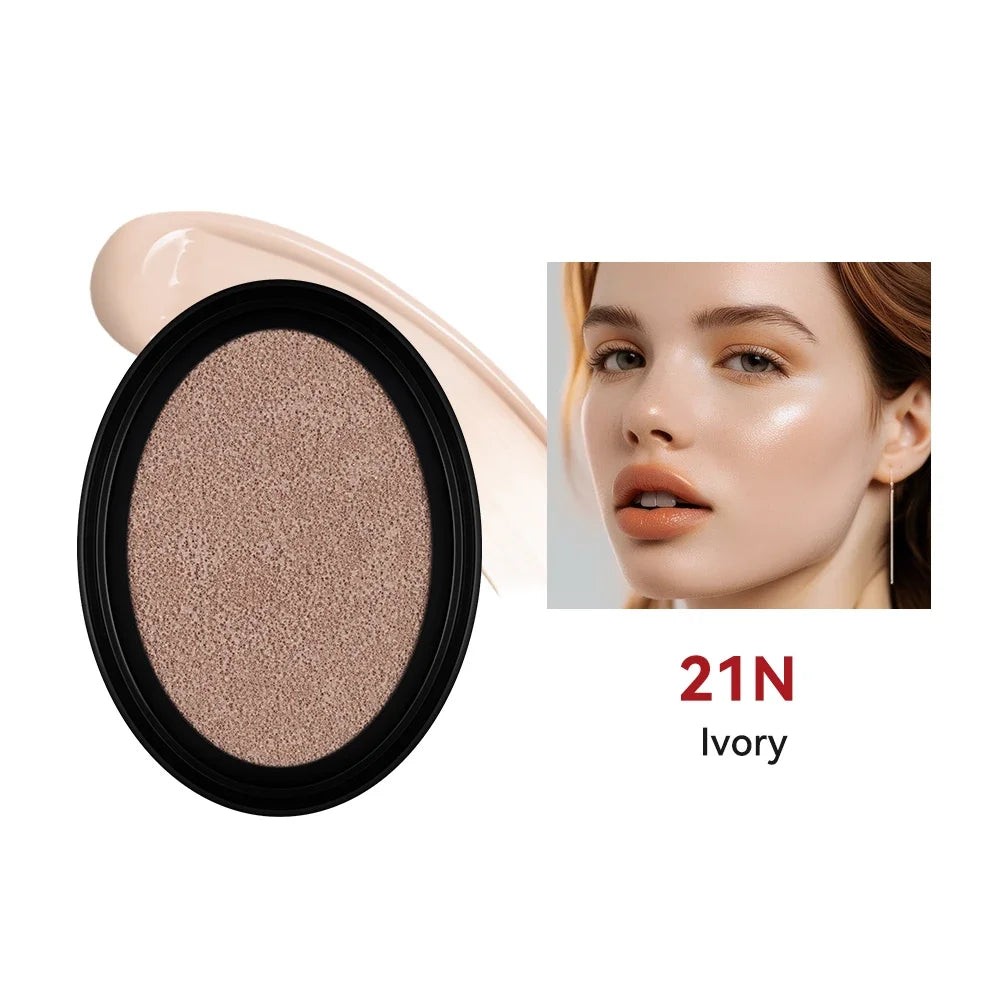Cushion Refill Foundation – Waterproof, Semi-Matte & Long-Lasting (72H Wear)