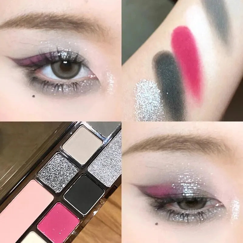 Autumn & Winter Orange Eyeshadow Palette – Matte & Pearlescent Shades for Warm Looks