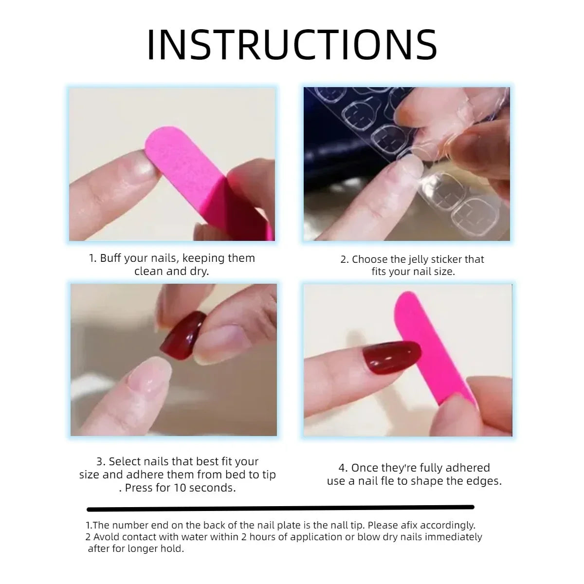 Peach Blossom Cat’s Eye Press-On Nails – 24pc Nude Glitter Floral Set