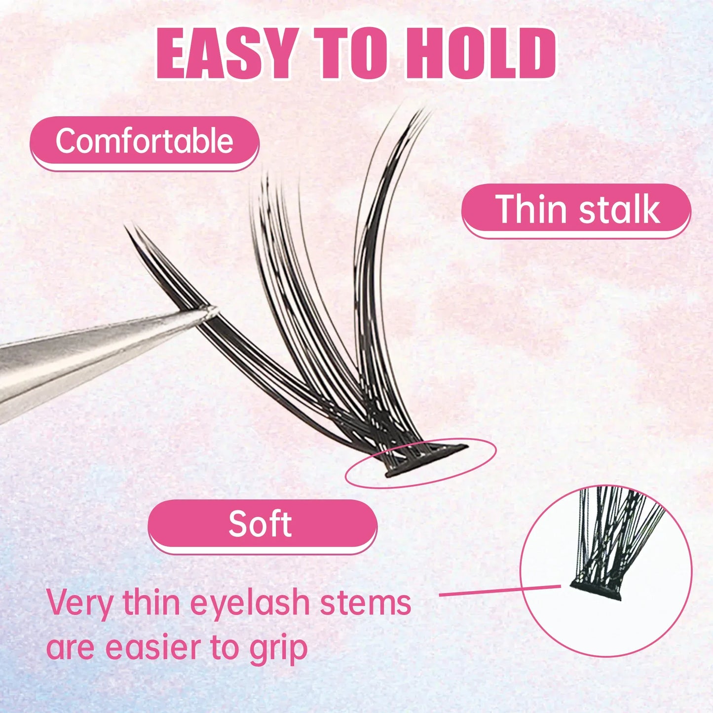DIY Lash Extension Kit – 200PCS Cluster Lashes Set