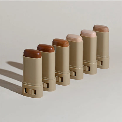 Matte Contour & Highlighter Stick – 6 Shades Waterproof Face Sculpting Makeup
