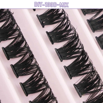 DIY Lash Cluster Extension Kit – Bond, Seal & Applicator Set (5–16mm)