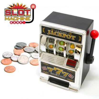 Tabletop Slot Machine Coin Bank