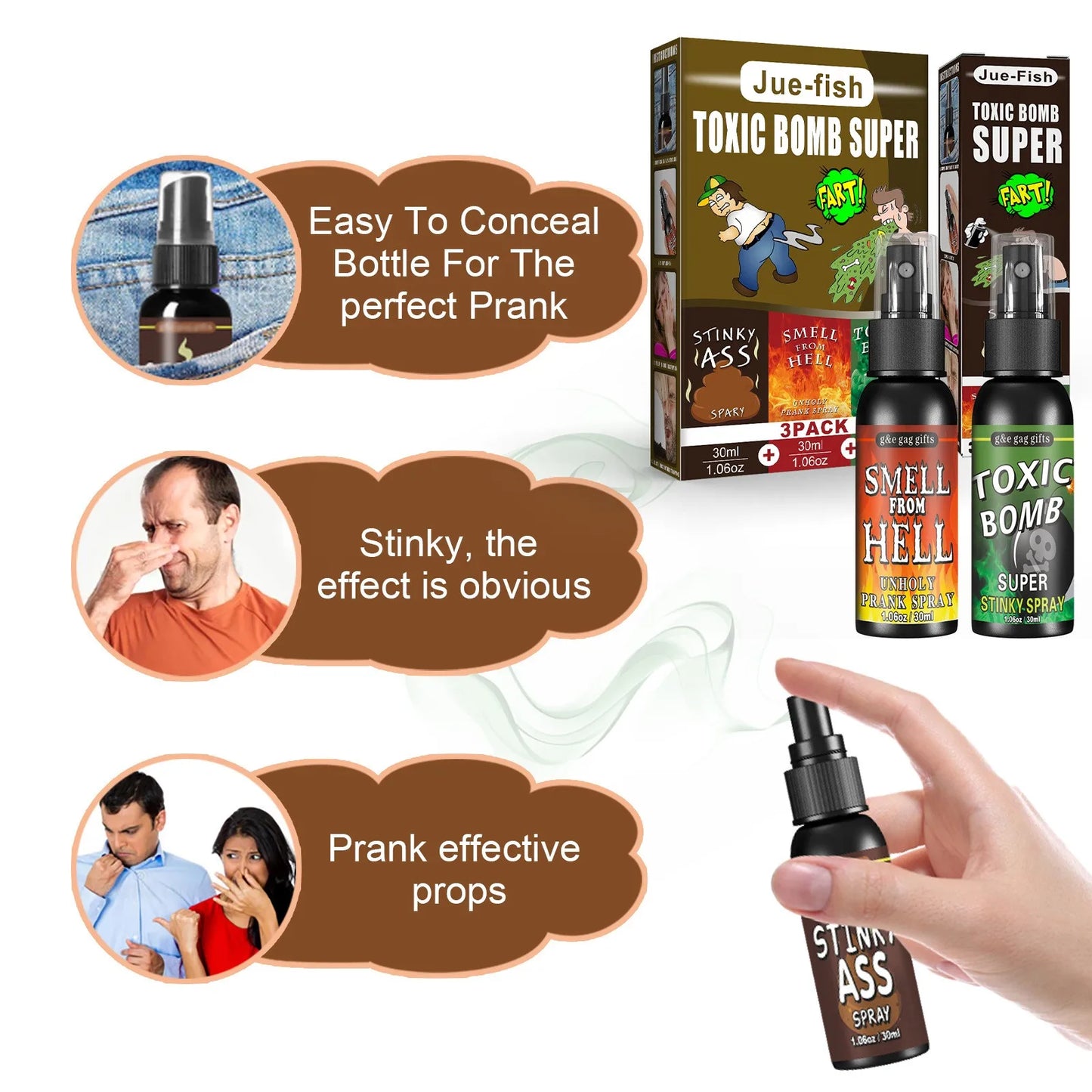 Poop Spray Prank Spray