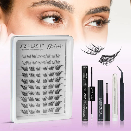 Individual Cluster Eyelashes – C Curl, 3D Mink Style, Wispy &amp; Fluffy