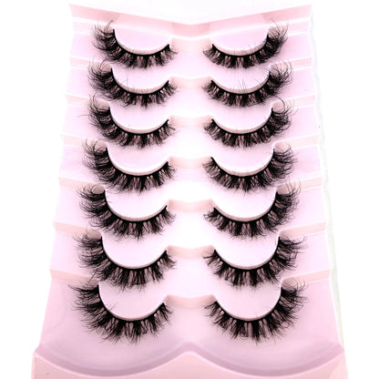 3D Mink-Effect False Eyelash Set – Soft, Fluffy &amp; Full of Volume