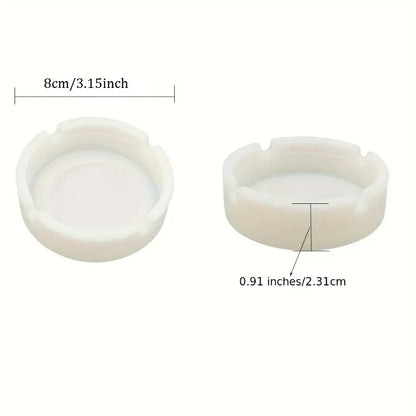 Luminous Silicone Gel Tray – Glow-in-the-Dark Circular Organizer