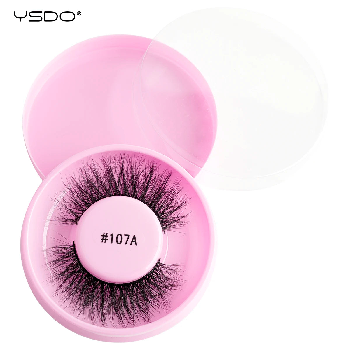 Wispy 3D Mink False Eyelashes – Natural Long, Fluffy & Reusable Strip Lashes (1 Pair)