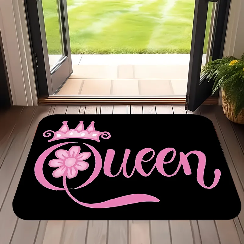 Queen Floral Crown Doormat