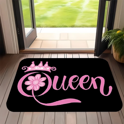 Queen Floral Crown Doormat