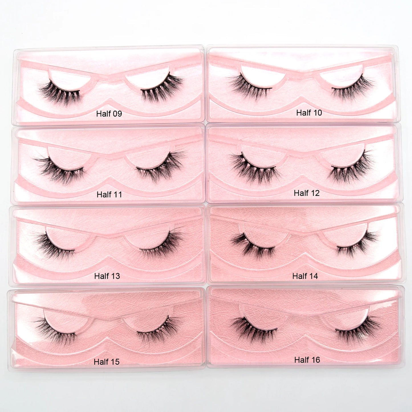 Natural Half Eye False Eyelashes – Soft Mink Look with Lightweight Cotton Band