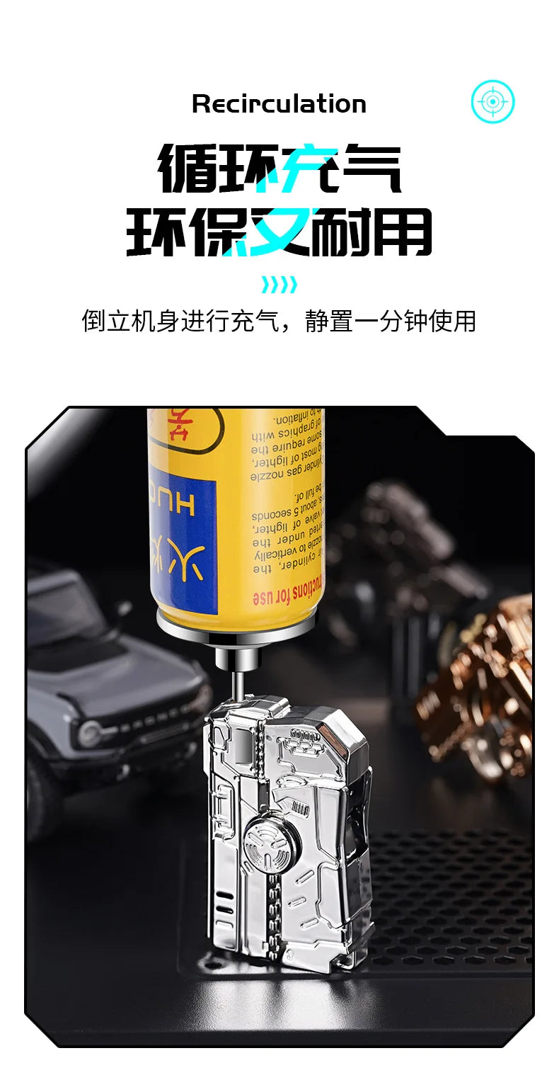 Gyro Folding Pistol Lighter