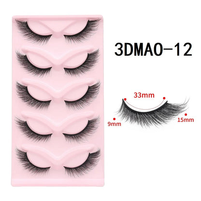 Cat Eye 3D Lashes – Fluffy, Wispy, Manga Magic