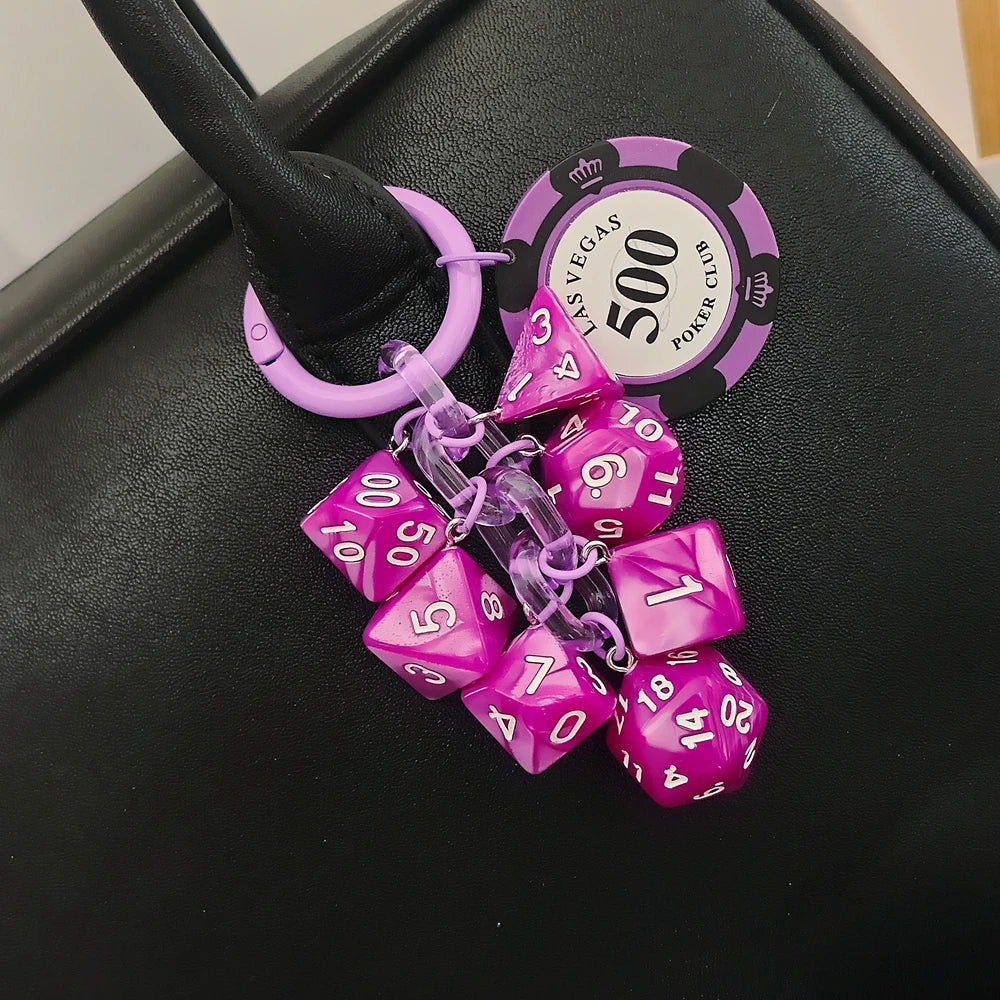 Gambling Dice Keychain