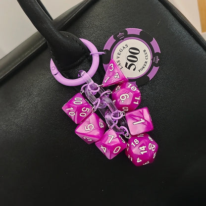 Gambling Dice Keychain