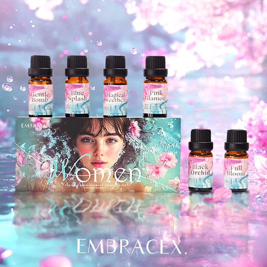 6-Piece Women’s Perfume Essential Oil Gift Set – Fragrance Oils for Diffusers, Candles & Soap Making