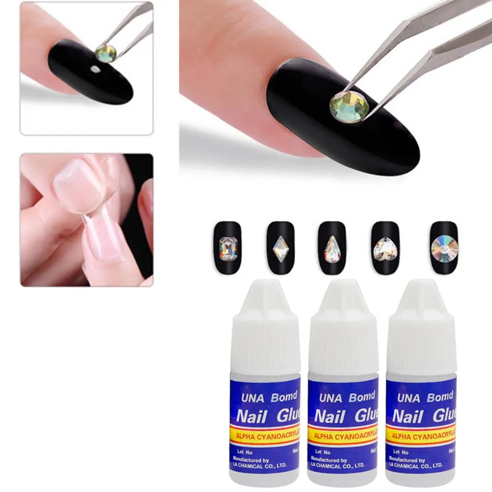 Fast Drying Nail Glue – Extra Strong Adhesive for False Nails & Nail Art