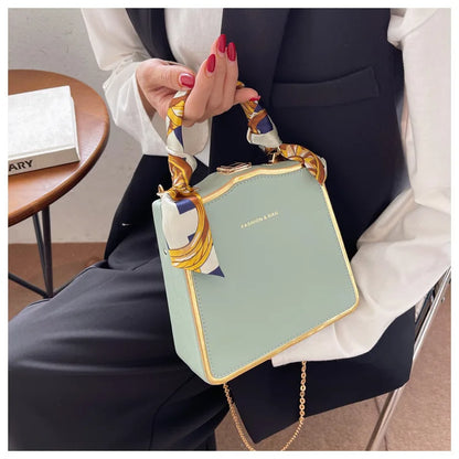 Luxury Crossbody Handbag – Classic Square Shoulder Bag