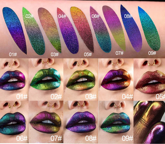 Chameleon Metal Lip Gloss – Long-Lasting Hydration with a Magical Metallic Twist