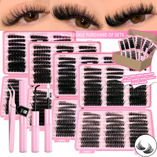 Waterproof DIY Lash Cluster Extension Kit