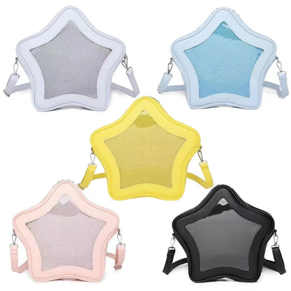 Kawaii Ita Bag – Star Shaped Mini Crossbody & Shoulder Bag for Women