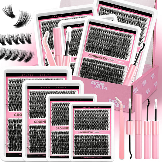 DIY Individual Cluster Lashes Kit (Mixed Volume Tray)
