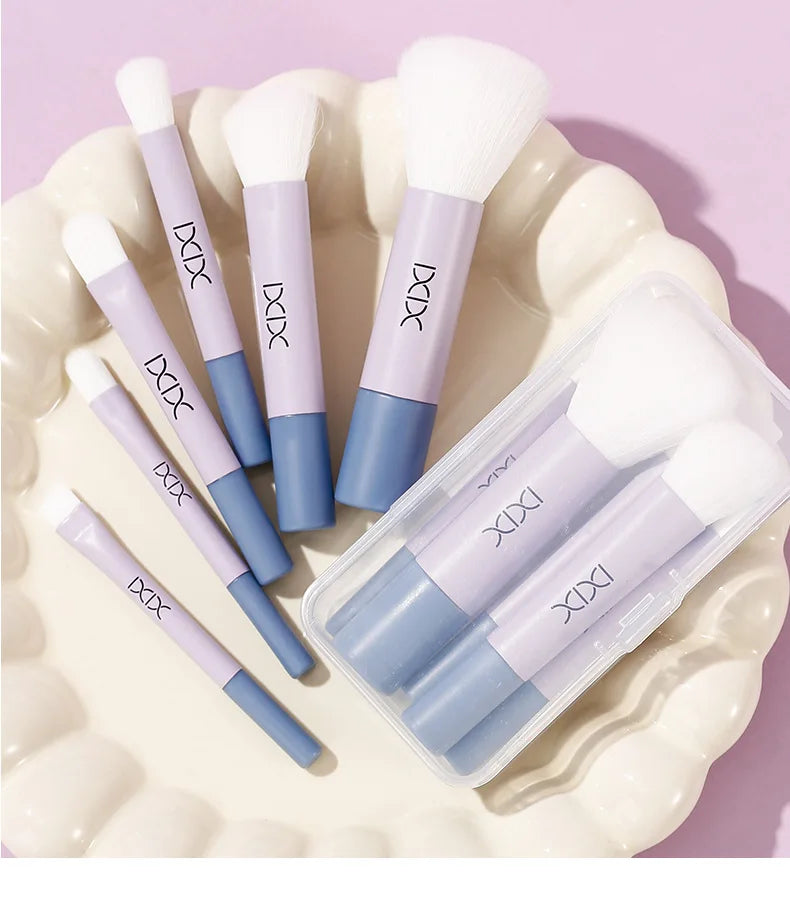 6-Piece Portable Mini Makeup Brush Set