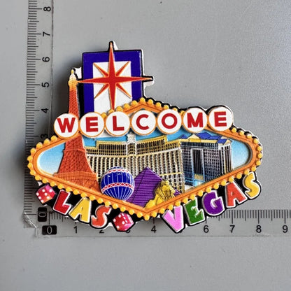 Las Vegas Souvenir Fridge Magnet
