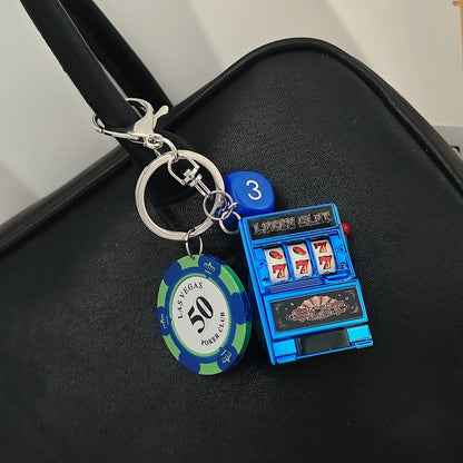 Gambling Dice Keychain
