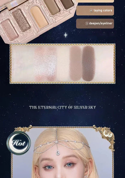 Flower Knows Moonlight Mermaid Eyeshadow Palette – 8 Magical Shades to Mesmerize
