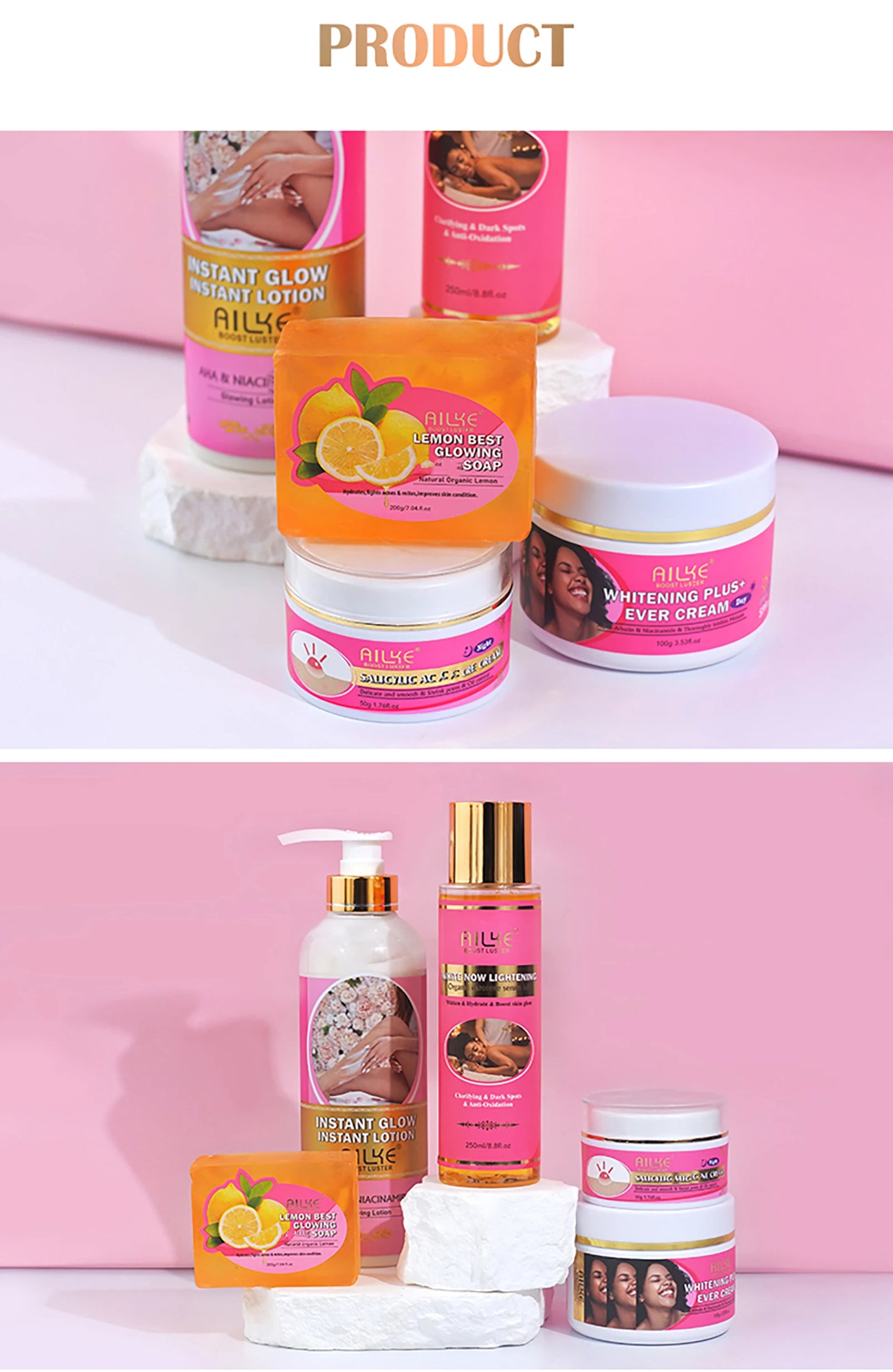 Natural Skin Cleansing & Brightening Set