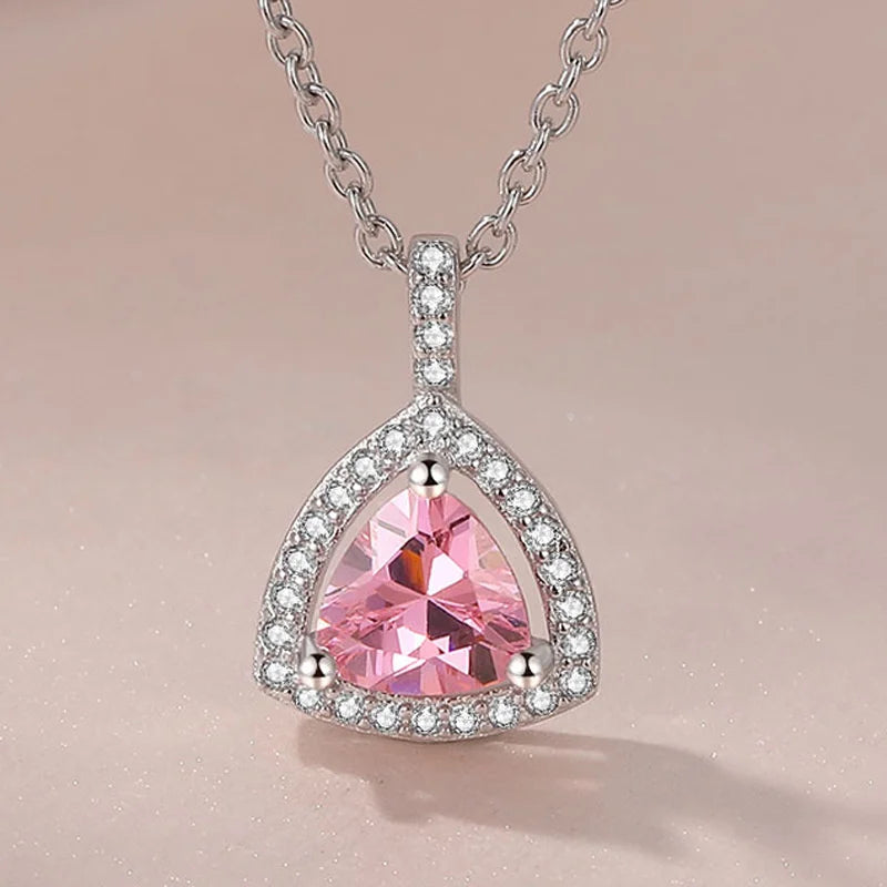 CC Cubic Zirconia Water Drop Pendant Necklace