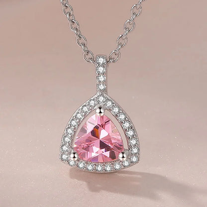 CC Cubic Zirconia Water Drop Pendant Necklace
