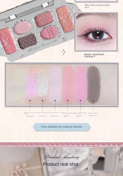 Flower Knows Swan Ballet Eyeshadow Palette